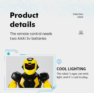 Juguete Robot inteligente para caminar para Educación Temprana, modelo de policía de guerra mecánica, Sensor infrarrojo de canto eléctrico, juguete remoto de dibujos animados para niños - Product Image 3