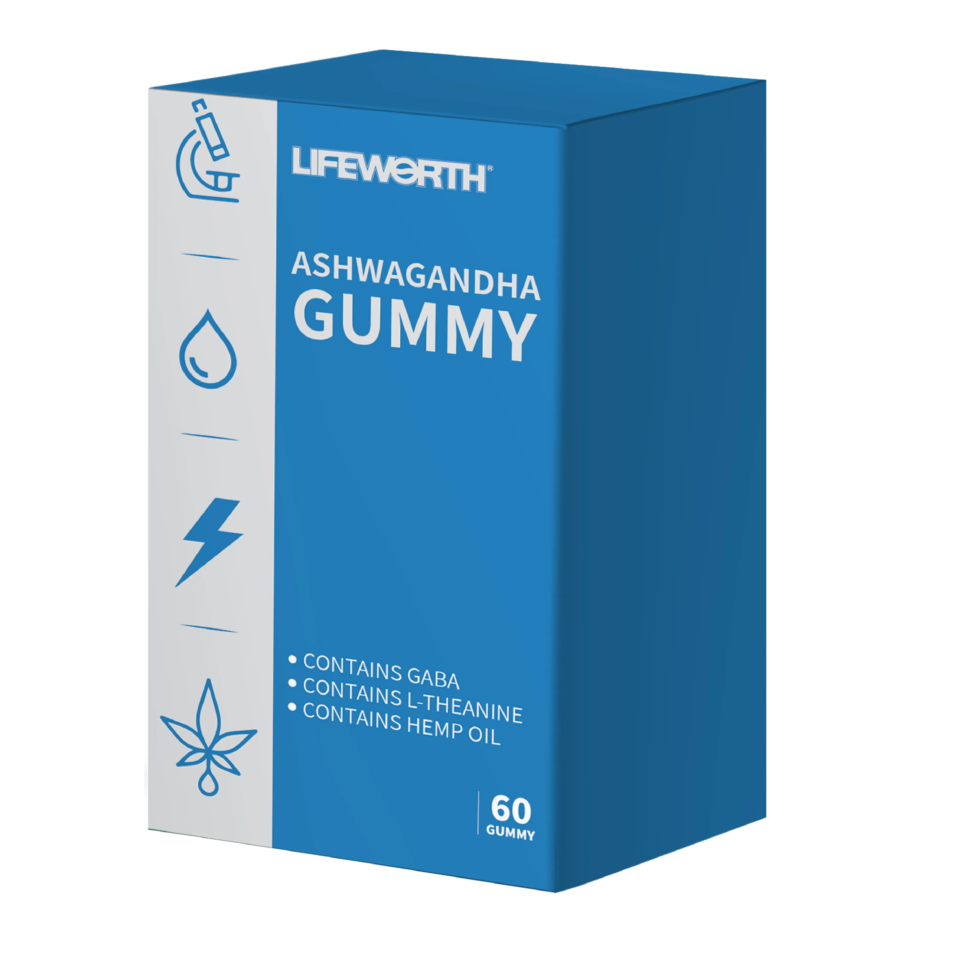 Lifeworth Oem Health Supplement Ashwagandha Gummy Candy Planet Melatonin Gummy