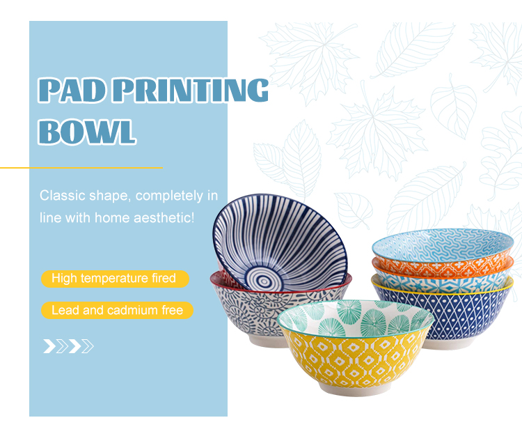 Factory Direct Sales White Handmade Ceramic Bowl Microwave Oven Safe Ceramic Bowls Set