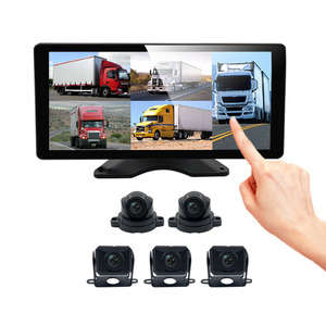 10.36 Inch IPS 5 Channel <strong>LCD</strong> Touch <strong>Display</strong> Screen Truck BSD Blind Spot 1080P AHD AI Truck Bus Monitoring with Sound Light Alarm - Product Image 1