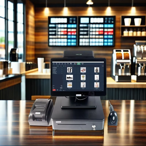 14Inch Dual Screen Cash Register Machine Windows Android <strong>All</strong> in <strong>One</strong> Pos Terminal System <strong>for</strong> Retail <strong>Shop</strong> With Thermal Printer - Product Image 1