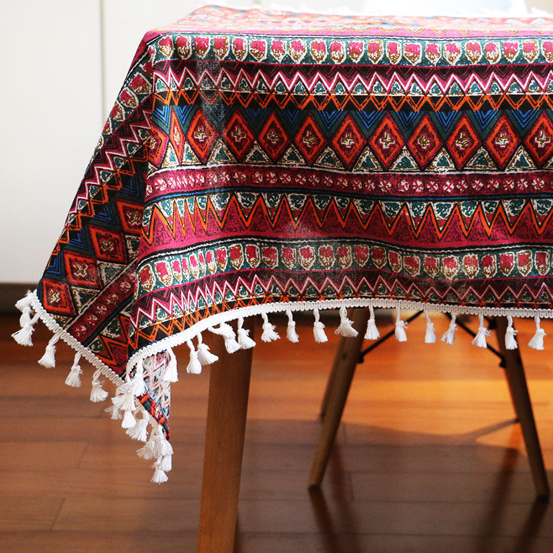 Bohemian Red Tassel Style