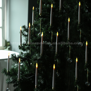 カンロングクリスタルボールワイヤレスピース/セットリモコンLedクリスマスツリー家の装飾キャンドルライトセット - Product Image 2