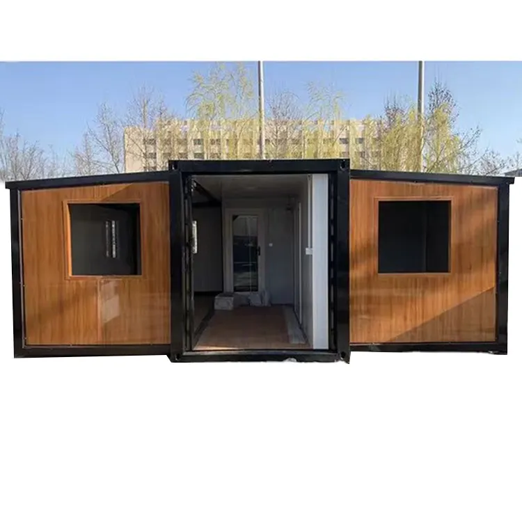 Nhà máy tùy chỉnh 20ft 40ft xách tay đúc sẵn nhà 40 ft mở rộng di động có thể gập lại container prefab nhà