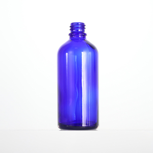 Kobalt mavi Boston cam şişeler 30ml-60ml kapasite vidalı kapak damlalık krem parfüm ilaç kullanımı asit kazınmış yüzey - Product Image 2