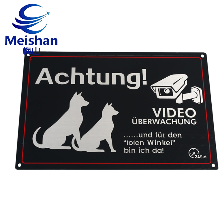 Black-Achtung 20*30cm