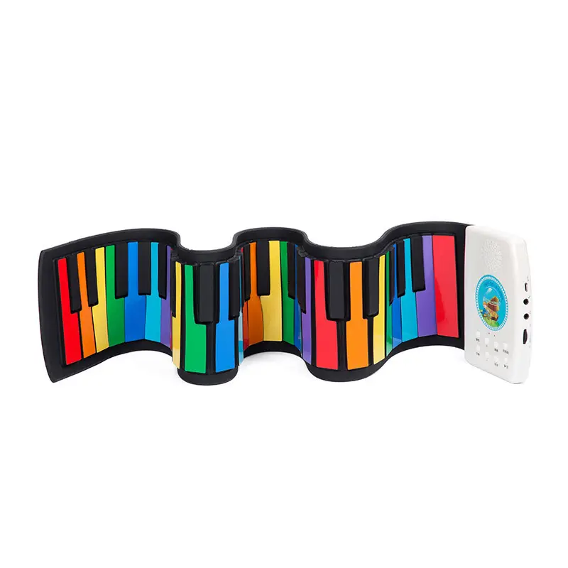 49 chiave arcobaleno a mano Roll pianoforte pieghevole pianoforte all'ingrosso altri strumenti musicali e accessori