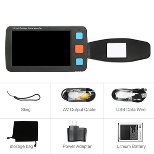 Kaca Pembesar Digital 5.0 Inci, Alat Bantu Baca Elektronik Kaca Pembesar Digital Portabel dengan 17 Mode Warna - Product Image 6