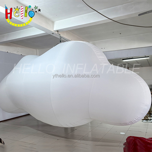 Olay parti tavan asılı şişme dev bulut Led ışık bulut balon dekorasyon için - Product Image 4