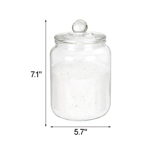 ขวดแก้วขนาดใหญ่ 2 ลิตร ที่เก็บผงซักฟอก ภาชนะเก็บผงซักฟอก ขวดซักผ้า - Product Image 3