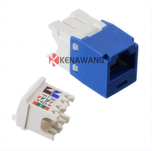 RJ45连接器UTP RJ-45 8p8c插头5e类7类6类6a类8类梯形插孔以太网RJ45插座连接器 - Product Image 2