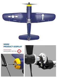F4U 2.4Ghz 400 4CH RTF rc飛行機モデルおもちゃラジコン飛行機ジャイロリモコンおもちゃ初心者向け - Product Image 5
