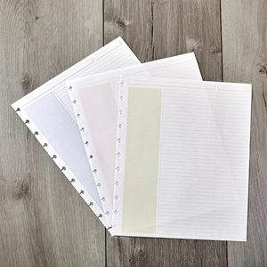 Carpeta de papel interior de hojas sueltas A4 A5 A6 B5 personalizada al por mayor Bloc de notas de página interior - Product Image 4
