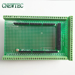 Çift yan Pcb prototip vida Terminal bloğu kalkan kurulu kiti Arduino için Fit Mega 2560 R3 genişletme kartı PCB Terminal bloğu