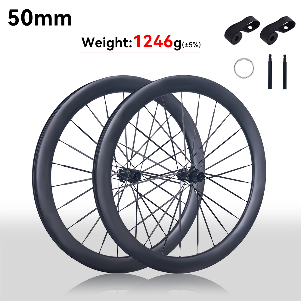 50 mm noir Center Lock 110*15/148*12