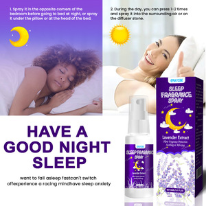 深い睡眠ストレスと不安のための睡眠ピローラベンダースプレー有機植物ベース - Product Image 6