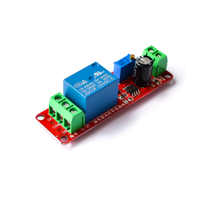 Electronics-NE555 zamanlayıcı anahtarı ayarlanabilir modül süresi geciktirme rölesi modülü DC 12V geciktirme rölesi kurulu