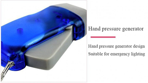 Hand Pressing Flashlight 3 <strong>LED</strong> Dynamo Crank Power <strong>wind</strong> <strong>up</strong> flashlight Torch Camping Light - Product Image 4