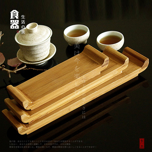 盛泰料理书卷寿司板木制托盘茶寿司生鱼片容器食品供应