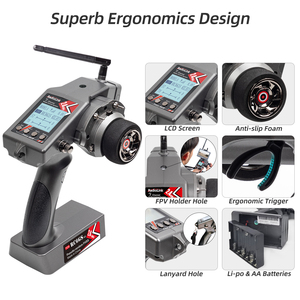 เรดิโอลิงค์ V3 RC6GS รีโมทคอนโทรลและตัวรับสัญญาณ7ช่อง600เมตรสำหรับโดรนบังคับแบบ DIY - Product Image 4