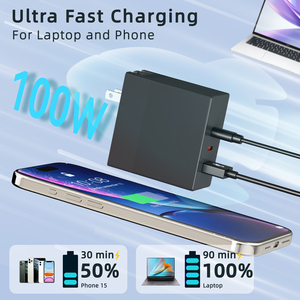 PD 100W GaN <strong>Charger</strong> Single Type C Port Mutil USB C Universal Travel <strong>Charger</strong> with OTP &amp; OVP Protection 3.0 Function - Product Image 4