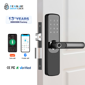 Nhà Máy Giá Durable tuya ttlock kỹ thuật số thông minh Wifi điện thoại màn hình cảm ứng bàn phím sinh trắc học điện vân tay khóa cửa - Product Image 1