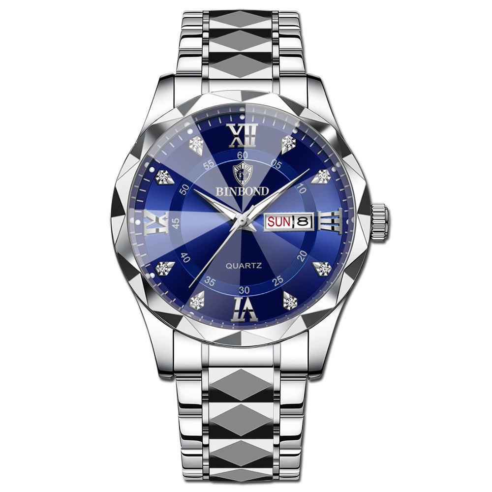 Superficie bianco-acciaio blu