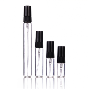 ขวดน้ำหอมแก้วใสขนาด2มล. 3มล. 56มล. 10มล. พร้อมเครื่องพ่นละอองละอองสีดำ - Product Image 4