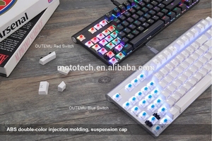 Precio de fábrica 87 llaves jugador Teclado mecánico mini gaming 87Key Teclado mecánico para los accesorios de computadora - Product Image 5