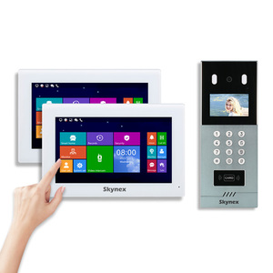 7 "spioncino macchina fotografica Smart porta campanello Video citofono sistema per interfono di casa con la macchina fotografica si collega con serratura elettrica
