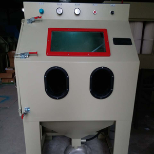 Manual Sand <strong>Blast</strong> Deruster Equipment <strong>Small</strong> Sandblasting Machine Dry Blasting Cabinet With Filter Recovery System