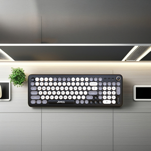 LEDバックライト付き104キーデュアルモードワイヤレスキーボード2.4G USBレシーバー500mAh Win/iOS/Androidに対応 - Product Image 1