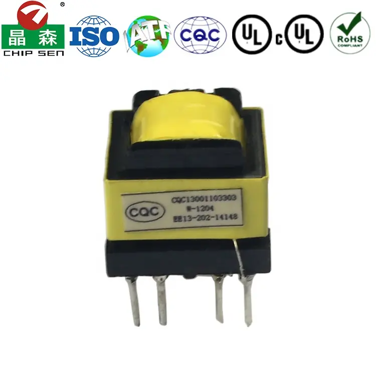 Trasformatore ad alta frequenza 220 a 12 vdc 100khz ee13 ee8.3 24vac trasformatore mini step down neon segno flyback trasformatori