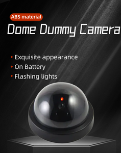 Cámara analógica CCTV inalámbrica de fabricante, cámara simulada infrarroja de vigilancia simulada falsa, luz intermitente LED, cámara simulada de domo IR - Product Image 2