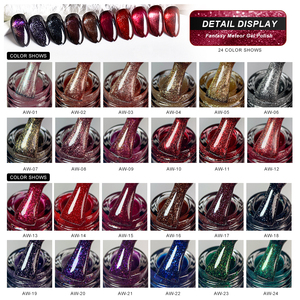 לק ג'ל נצנצים 15 מ\\\"ל של דרואי, מעצב צרפתי, ייבוש במנורת לד/UV, טבעוני, ידידותי לסביבה, ללא TPO וללא HEMA, לשימוש בסלון ציפורניים - Product Image 2