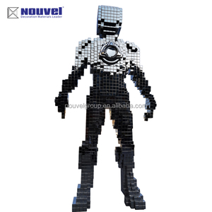 Hiện đại phong cách Châu Âu S.S. Sculpture kim loại thiết kế grey trang trí nội thất cho phòng khách và ngoài trời Trung Quốc trang trí nội thất - Product Image 5