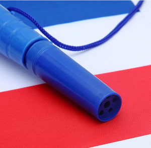 Wholesale Football Fans Products Customize National <strong>Flag</strong> <strong>Cheer</strong> Whistle Horn for 2026 Soccer Sport Games - Product Image 3
