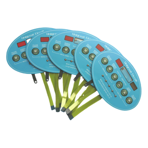 Custom <strong>Embossed</strong> Button Silicone Metal Keypad Flexible <strong>Keyboard</strong> with Inverter Film <strong>Switch</strong> Membrane <strong>Switches</strong> for Control Panels - Product Image 1