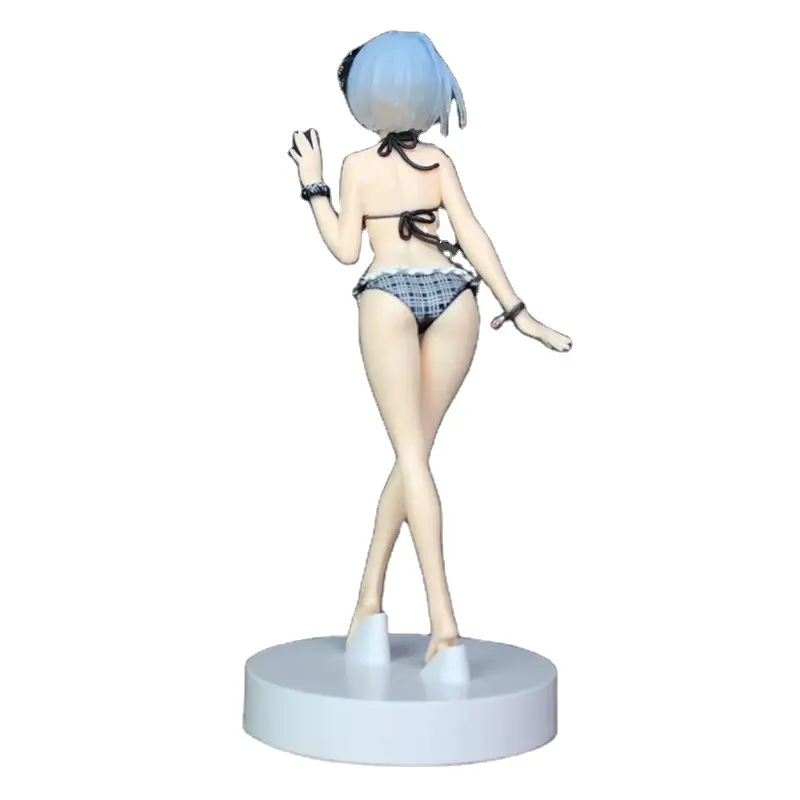 Zero Life-figura de acción personalizada en un mundo diferente de Zero Anime Rem, Bikini en caja de 22cm, modelo de colección de PVC