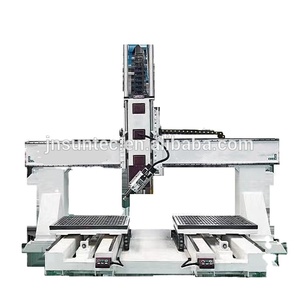 重型 5 轴 CNC 路由器高速修剪和图案加工可提供单双移动铝表 - Product Image 5