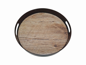 Modern 10-inch Porcelain Dinner Set with Round Pattern Kitchen <strong>Dishes</strong> <strong>Tray</strong> Including Plates Melamine Material for Home Use - Product Image 3
