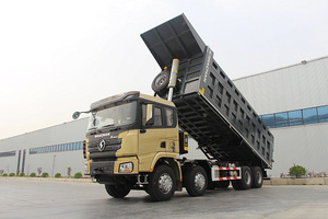 中国Shanqi SHACMAN 1015トン8x412クレーンダンプトラック付きウィーラーガベージティッパー
