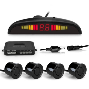 12 to 24V LED Three Color <strong>Display</strong> Car Vehicle <strong>Reverse</strong> Backup Radar System with 4 Parking <strong>Sensors</strong> Distance Detection <strong>Display</strong> - Product Image 2