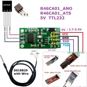 R46CA01 <strong>Modbus</strong> Temperature Acquisition Sensor DS18B20 RS485 Serial <strong>Protocol</strong> Board 3.7V 5V 6V 9V 12V 24V <strong>Modbus</strong> - Product Image 3