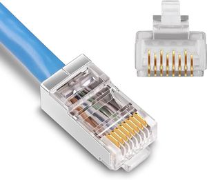 EXC rj45连接器cat6 8P8C插头Cat6 UTP rj45网络连接器 - Product Image 3