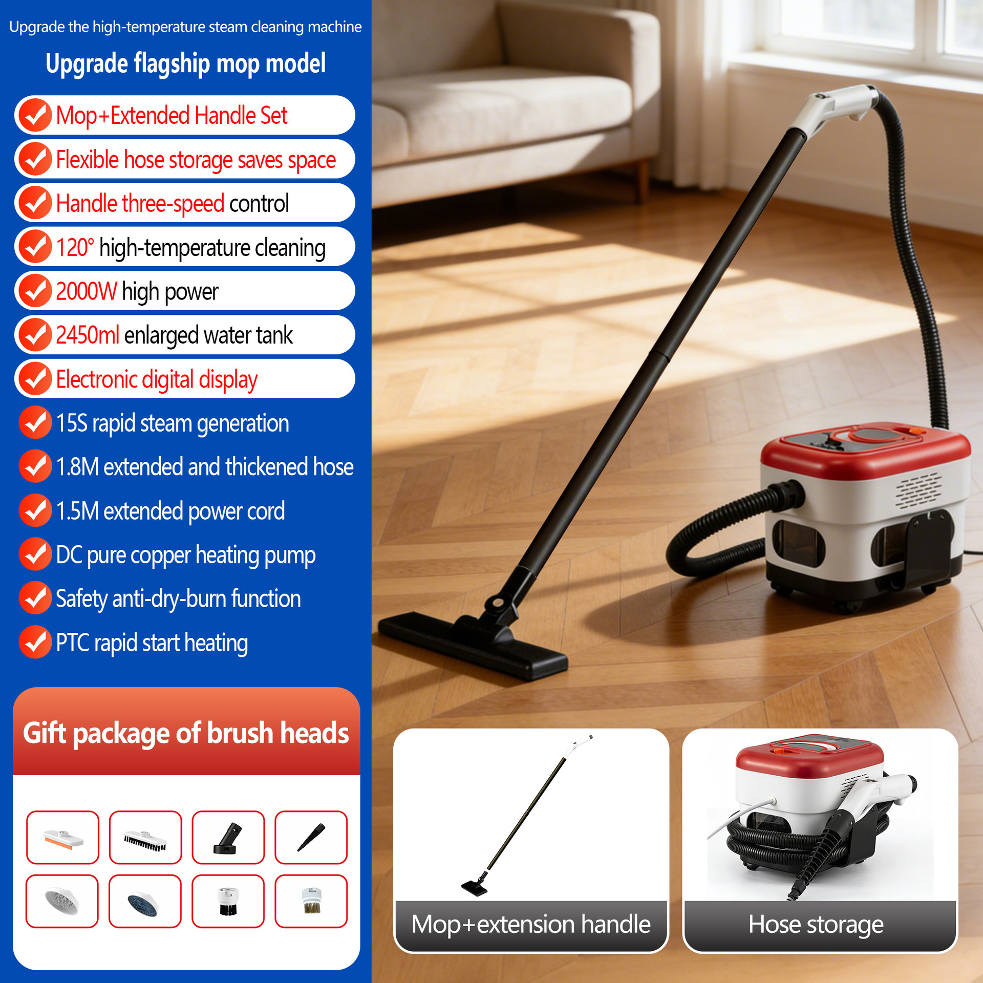 Modèle de vadrouille phare amélioré-norme européenne 220v