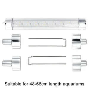 L01-45 DC24V RGBW acquario luce LED con telecomando e acquari 48-66cm di lunghezza per l'illuminazione acquario