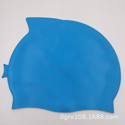 Chapeau enfant en forme de poisson : Bleu lac