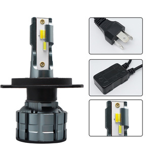 Üç renk 6000k renk sıcaklığı ön aydınlatma ile sınır ötesi yeni R13 araba LED farlar Ultra parlak H4 - Product Image 3