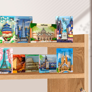 Winent批发OEM定制埃菲尔铁塔建筑纪念品拼图3d拼图模型定制 - Product Image 2